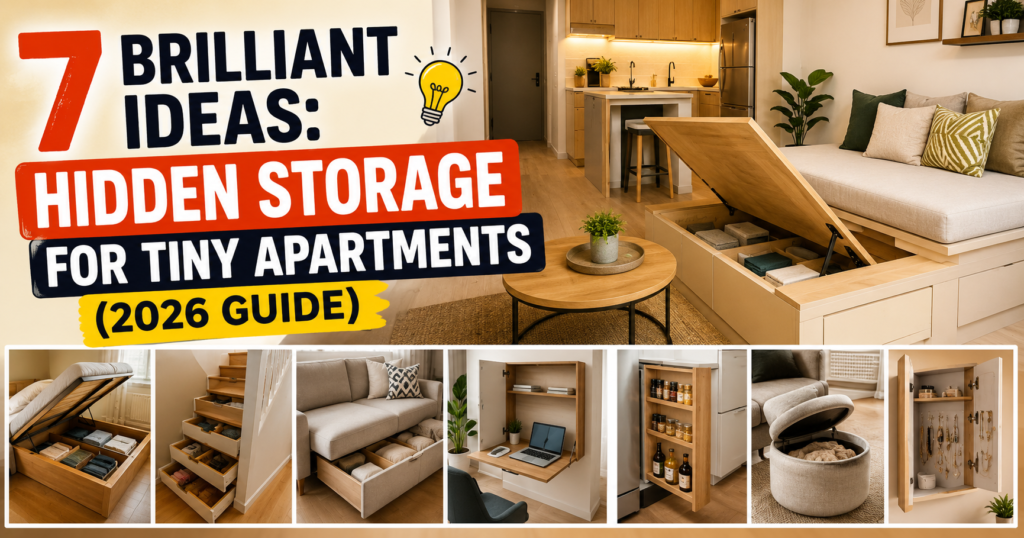 7 Brilliant Ideas: Hidden Storage for Tiny Apartments (2026 Guide)