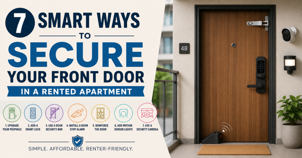 7 Smart Ways to Secure Your Front Door in a Rented Apartment