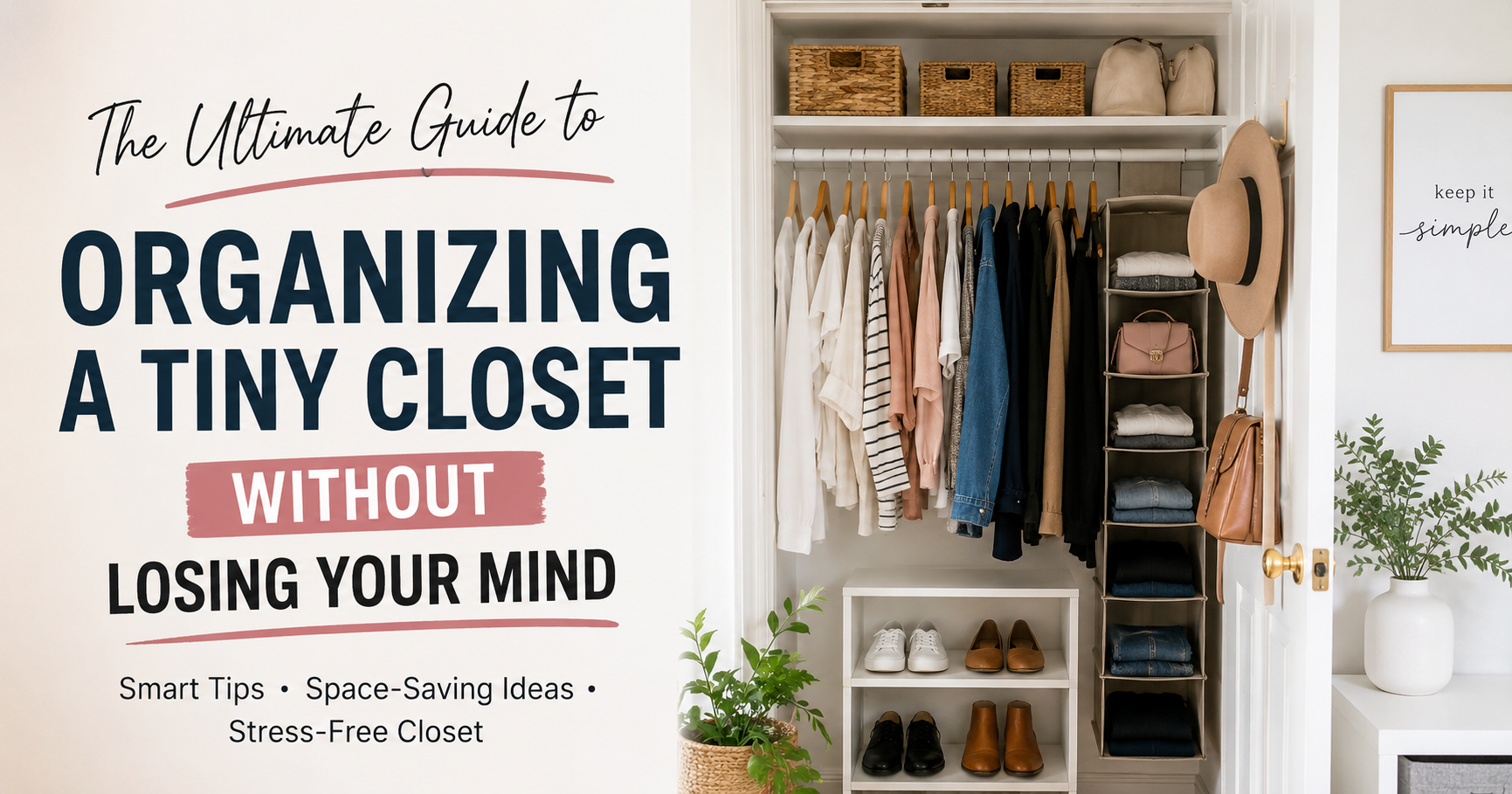 Organizing a Tiny Closet