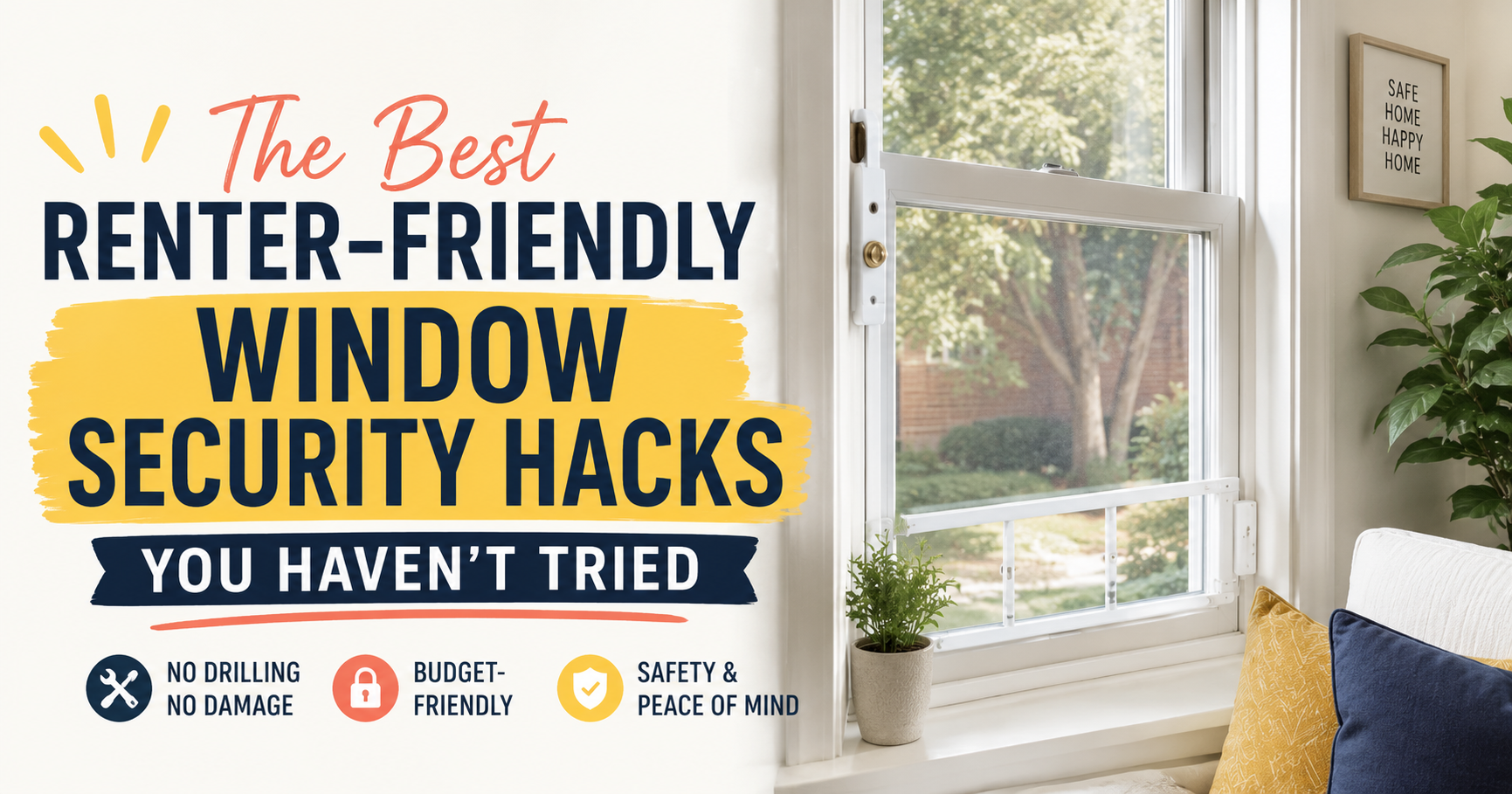Renter-Friendly Window Security Hacks