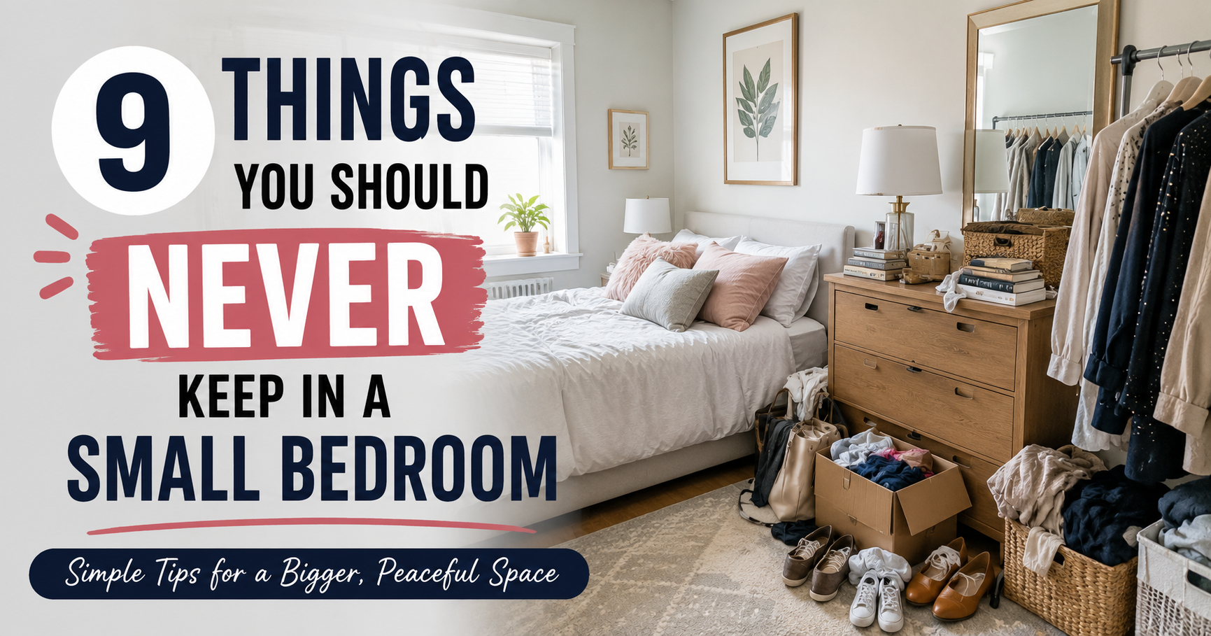 Things You Should Never Keep in a Small Bedroom