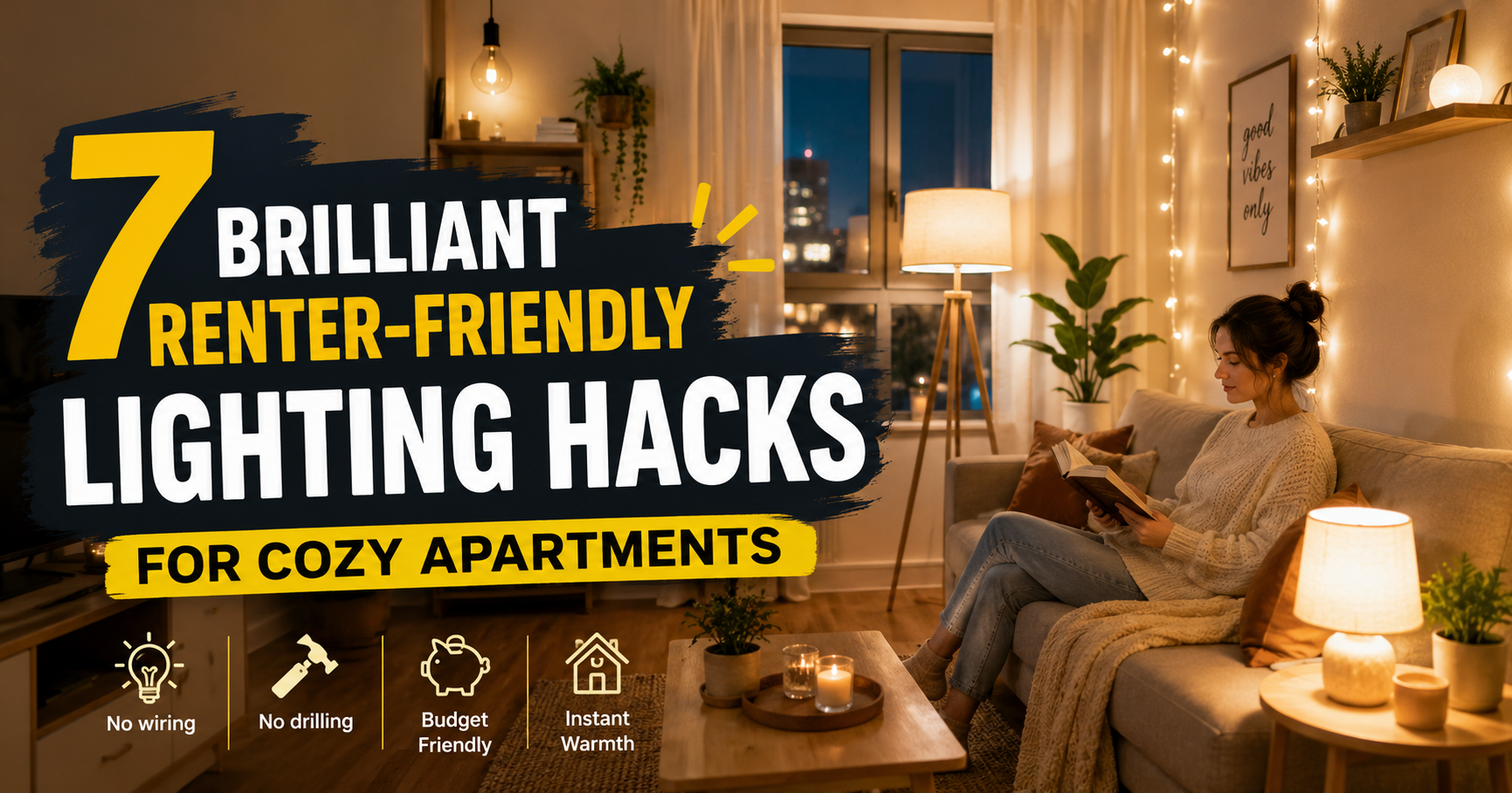 Renter-Friendly Lighting Hacks