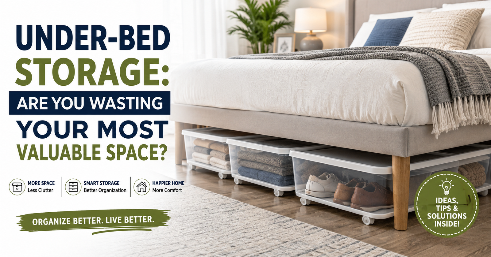 under bed storage